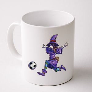 Soccer Witch Halloween Women Girl Soccer Halloween Coffee Mug