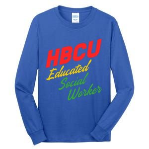 Social Worker Hbcu Social Worker Gift Tall Long Sleeve T-Shirt