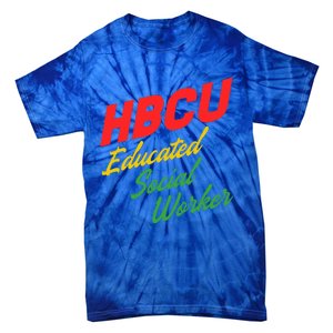 Social Worker Hbcu Social Worker Gift Tie-Dye T-Shirt