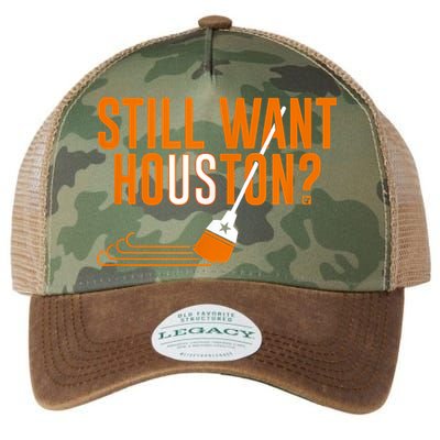 Still Want Houston Houston Baseball Legacy Tie Dye Trucker Hat