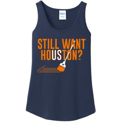 Still Want Houston Houston Baseball Ladies Essential Tank