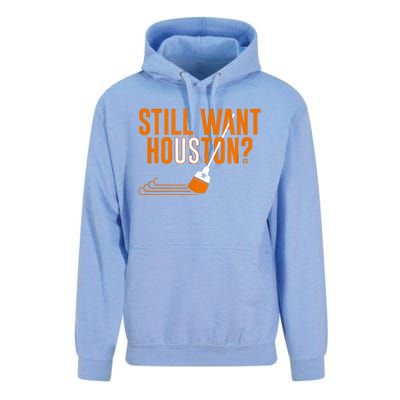 Still Want Houston Houston Baseball Unisex Surf Hoodie