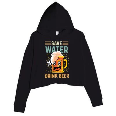 Save Water Heavy Er Cute Gift Crop Fleece Hoodie