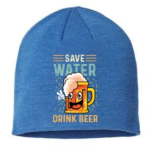 Save Water Heavy Er Cute Gift Sustainable Beanie