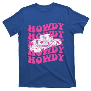 Southern Western Howdy Girl Country Rodeo Pink Cowgirl Retro T-Shirt