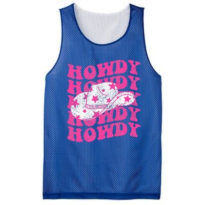 Southern Western Howdy Girl Country Rodeo Pink Cowgirl Retro Mesh Reversible Basketball Jersey Tank