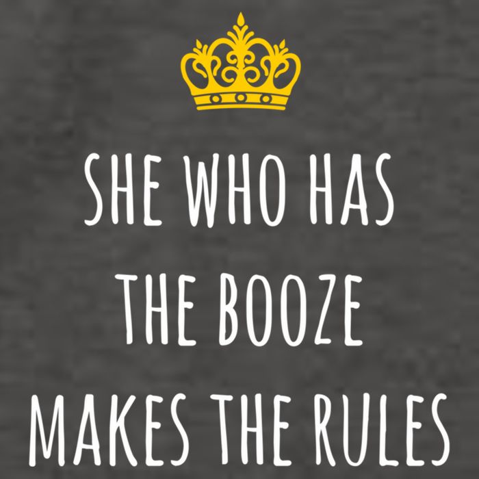She Who Has The Booze Makes The Rules Funny Bartender Gift Vector Backpack