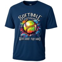 Softball Work Hard Play Hard Fastpitch Slowpitch Softball Performance Shirt