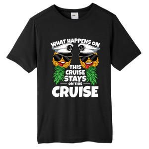 Swinger What Happens On This Cruise Stays On This Cruise Tall Fusion ChromaSoft Performance T-Shirt