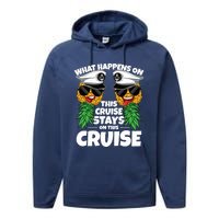 Swinger What Happens On This Cruise Stays On This Cruise Performance Fleece Hoodie