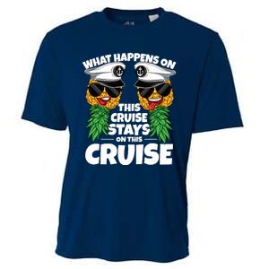 Swinger What Happens On This Cruise Stays On This Cruise Cooling Performance Crew T-Shirt