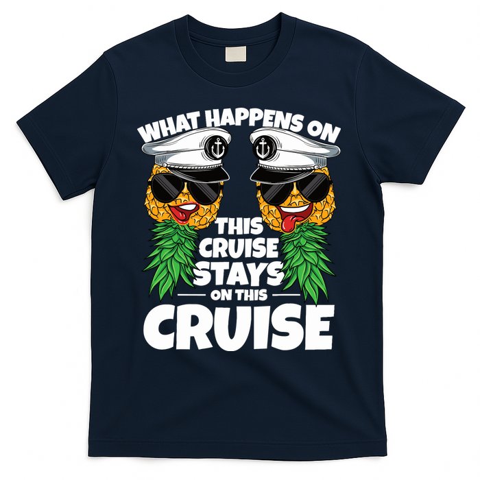 Swinger What Happens On This Cruise Stays On This Cruise T-Shirt