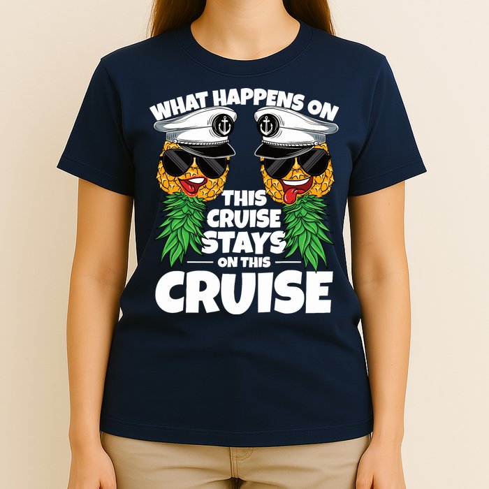 Swinger What Happens On This Cruise Stays On This Cruise T-Shirt