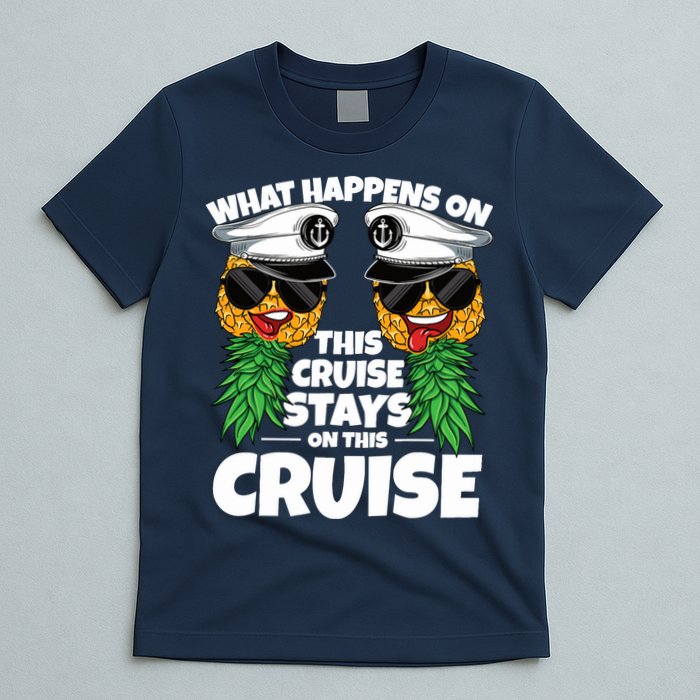 Swinger What Happens On This Cruise Stays On This Cruise T-Shirt