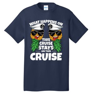 Swinger What Happens On This Cruise Stays On This Cruise Tall T-Shirt