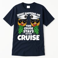 Swinger What Happens On This Cruise Stays On This Cruise Tall T-Shirt