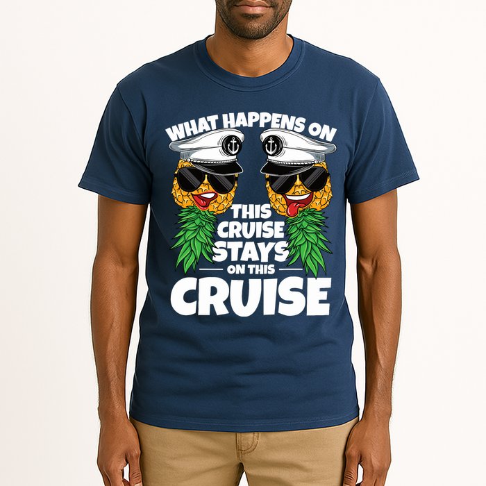 Swinger What Happens On This Cruise Stays On This Cruise Tall T-Shirt