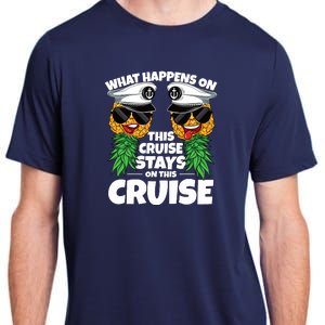 Swinger What Happens On This Cruise Stays On This Cruise Adult ChromaSoft Performance T-Shirt