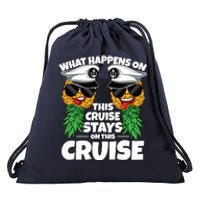 Swinger What Happens On This Cruise Stays On This Cruise Drawstring Bag