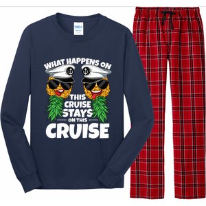 Swinger What Happens On This Cruise Stays On This Cruise Long Sleeve Pajama Set