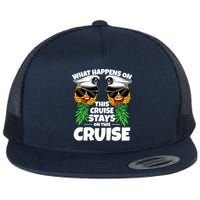 Swinger What Happens On This Cruise Stays On This Cruise Flat Bill Trucker Hat