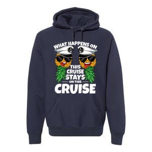 Swinger What Happens On This Cruise Stays On This Cruise Premium Hoodie