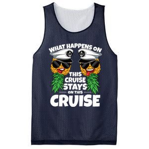 Swinger What Happens On This Cruise Stays On This Cruise Mesh Reversible Basketball Jersey Tank