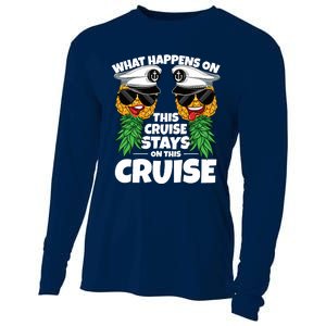 Swinger What Happens On This Cruise Stays On This Cruise Cooling Performance Long Sleeve Crew