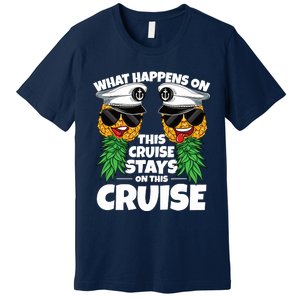 Swinger What Happens On This Cruise Stays On This Cruise Premium T-Shirt