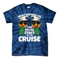 Swinger What Happens On This Cruise Stays On This Cruise Tie-Dye T-Shirt