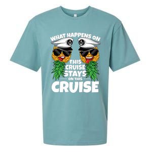 Swinger What Happens On This Cruise Stays On This Cruise Sueded Cloud Jersey T-Shirt