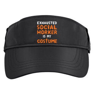 Social Worker Halloween Funny School Social Work Counselor Adult Drive Performance Visor