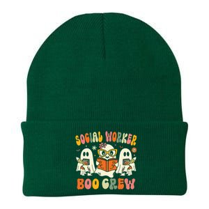 Social Worker Halloween Groovy Social Worker Costume Knit Cap Winter Beanie