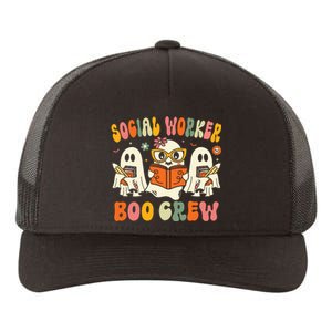 Social Worker Halloween Groovy Social Worker Costume Yupoong Adult 5-Panel Trucker Hat