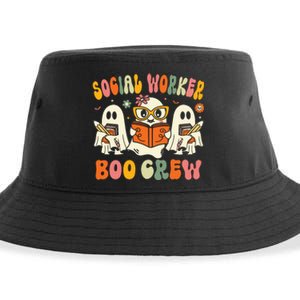 Social Worker Halloween Groovy Social Worker Costume Sustainable Bucket Hat