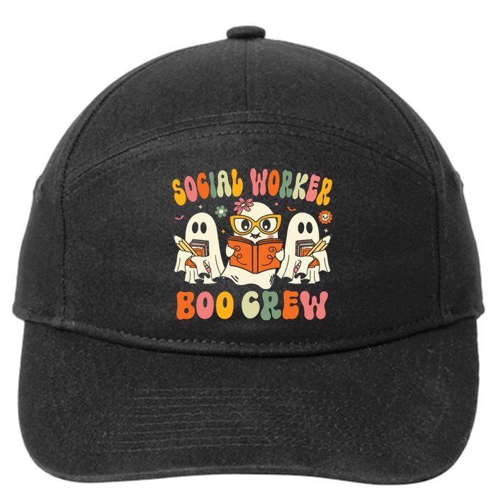 Social Worker Halloween Groovy Social Worker Costume 7-Panel Snapback Hat