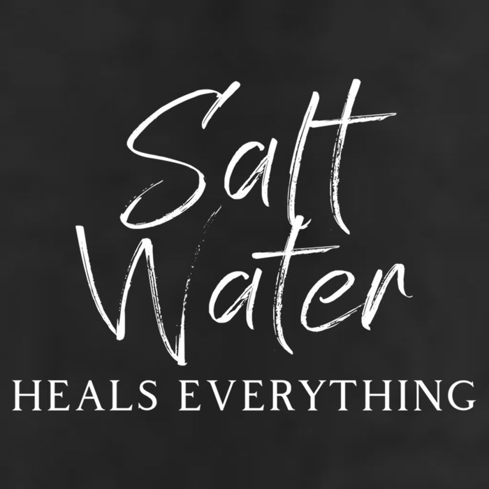 Salt Water Heals Everything Meaningful Gift Adult Drive Performance Visor