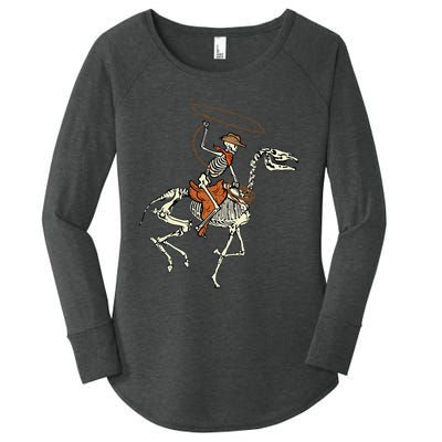 Spooky Western Horse Costume Women's Perfect Tri Tunic Long Sleeve Shirt