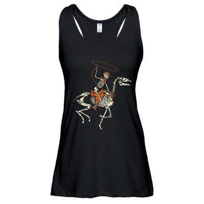 Spooky Western Horse Costume Ladies Essential Flowy Tank