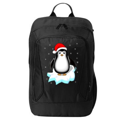 Snow Winter Holiday Gift Xmas Pajama Cute Christmas Penguin Gift City Backpack