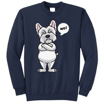 Stubborn West Highland White Terrier Dog Funny Sweatshirt