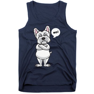 Stubborn West Highland White Terrier Dog Funny Tank Top