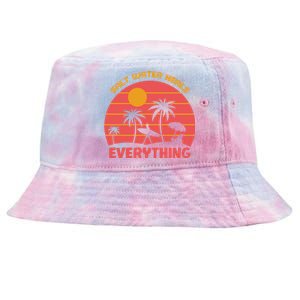 Salt Water Heals Everything Tropical Tie-Dyed Bucket Hat