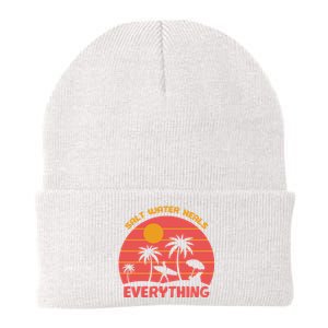 Salt Water Heals Everything Tropical Knit Cap Winter Beanie