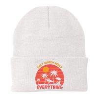 Salt Water Heals Everything Tropical Knit Cap Winter Beanie