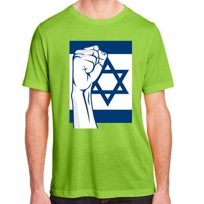 Stand With Israel Flag Adult ChromaSoft Performance T-Shirt