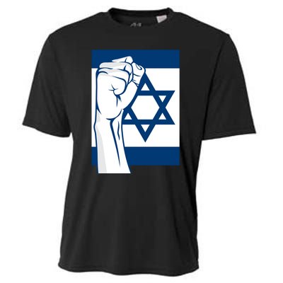 Stand With Israel Flag Cooling Performance Crew T-Shirt