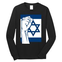 Stand With Israel Flag Long Sleeve Shirt