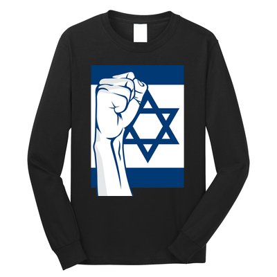 Stand With Israel Flag Long Sleeve Shirt