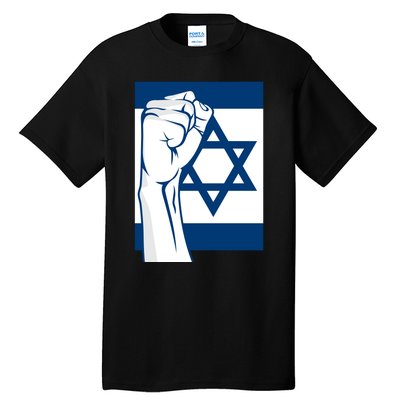 Stand With Israel Flag Tall T-Shirt